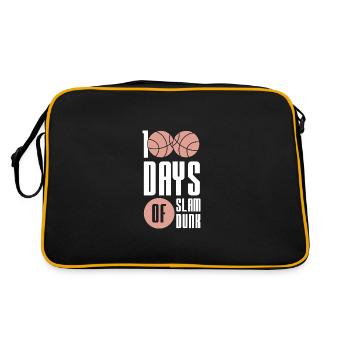 Basketball Slam Dunk - Retro Bag - black/gold - Back
