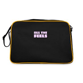 All the Feels - Retro Bag - black/gold - Back