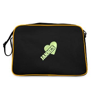 Jannes comme l’or - Sac Retro - noir/or - Dos