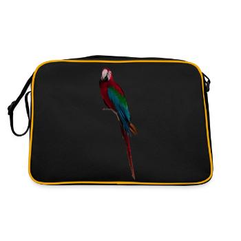 Longue queue d’ara - Sac Retro - noir/or - Dos