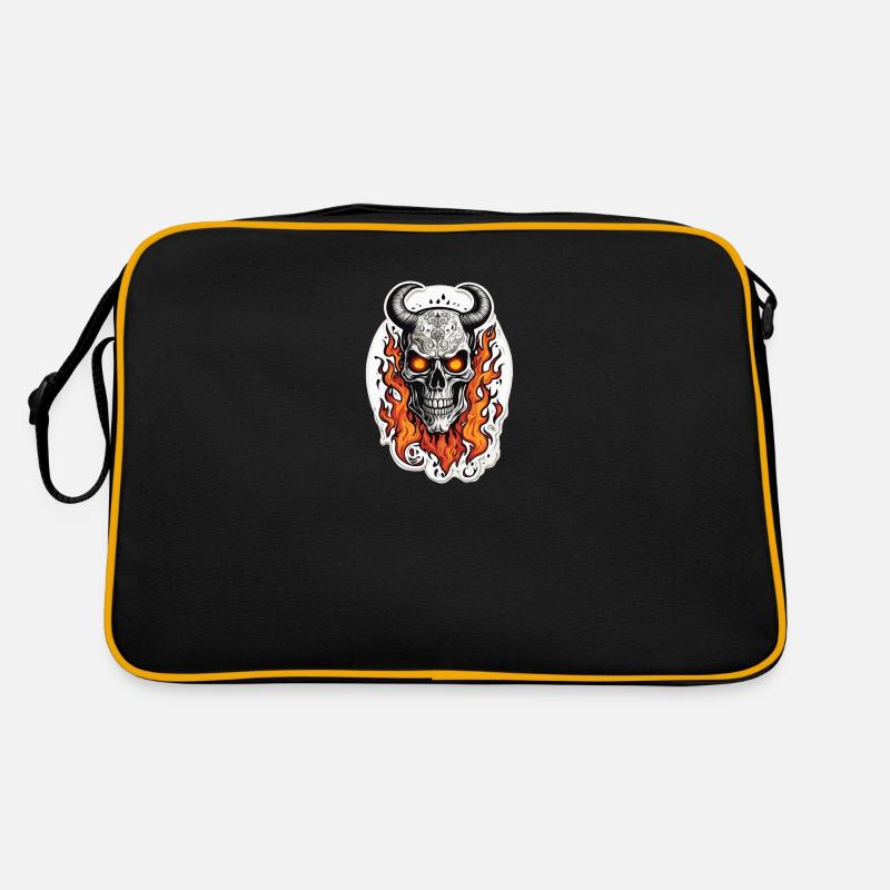 Crâne cornu | Barbe cuite Sac Retro