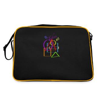All shapes - Retro Bag - black/gold - Back