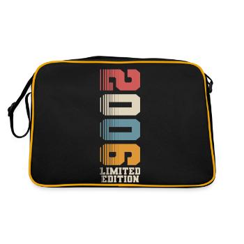 18th Birthday 2006 Year of birth Year of birth - Retro Bag - black/gold - Back
