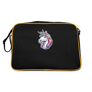 Merveille de licorne colorée - Sac Retro - noir/or - Dos