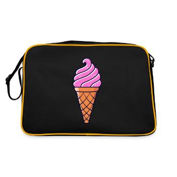 SOFTEIS EISCREME EISBECHER WAFFELEIS GIFT IDEA - Retro Bag - black/gold - Back