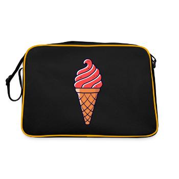 SOFTEIS EISCREME EISBECHER WAFFELEIS GIFT IDEA - Retro Bag - black/gold - Back