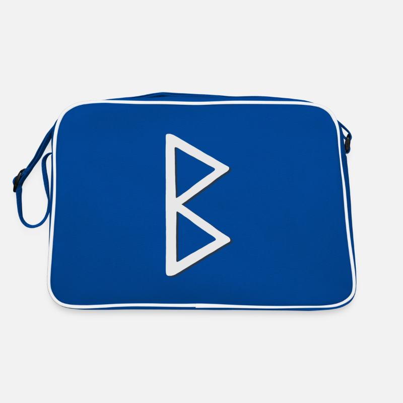 Futhark Runenalphabet Berkana Retro Tasche