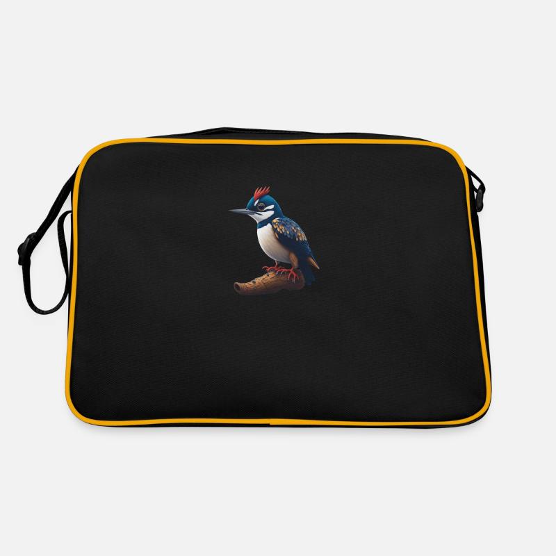 Buntspecht Retro Tasche
