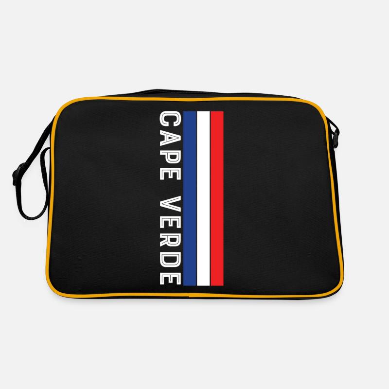 Couleur du pays cap-vert en rayures Sac Retro