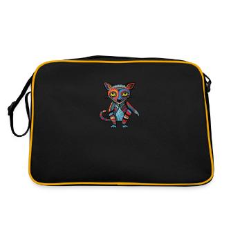 Australia - Tasmanian Devil - Retro Bag - black/gold - Back