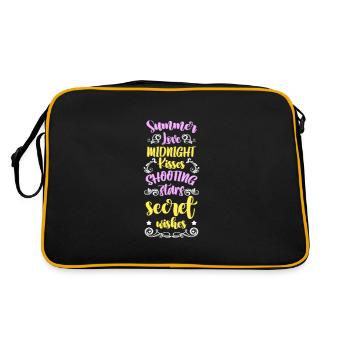 Télescope Shooting Star Desire - Sac Retro - noir/or - Dos