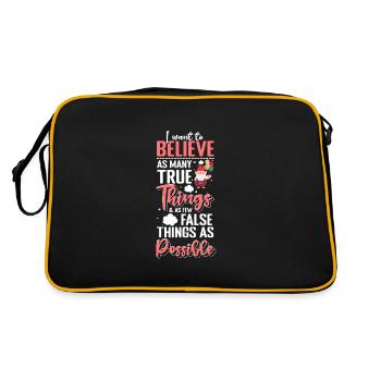 Jardinier nain nain - Sac Retro - noir/or - Dos