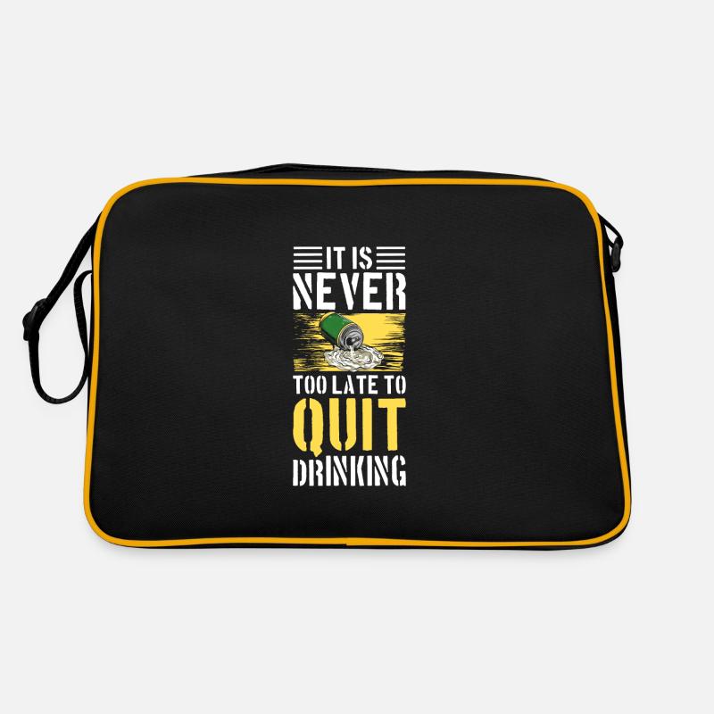 Alcoholic, alcoholic, drunkard Retro Bag