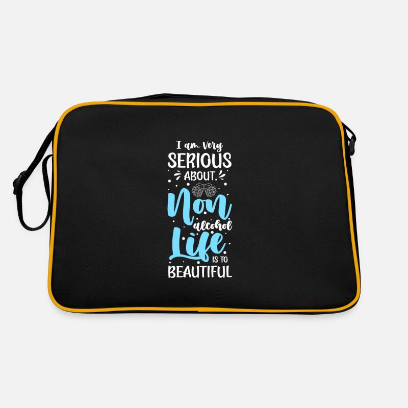 Drinking alcohol Excesses No Thanks Retro Bag