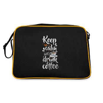 Barista portafilter cappuccino matin grouch - Sac Retro - noir/or - Dos