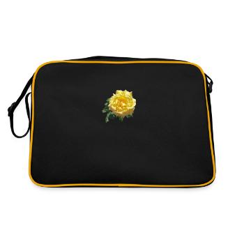 ROSE JAUNE - Sac Retro - noir/or - Dos