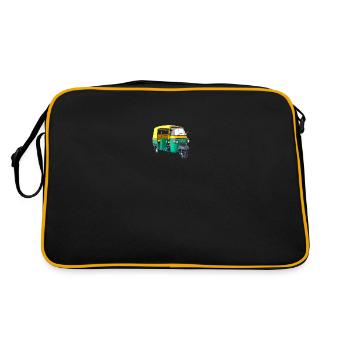 Tuk tuk - Retro Bag - black/gold - Back