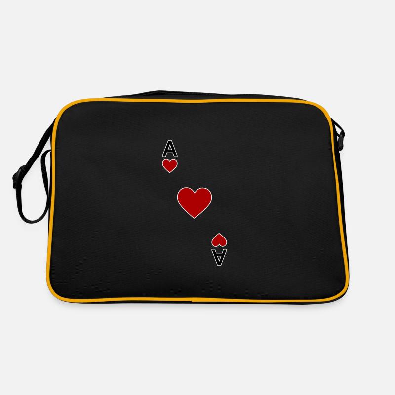 Carte à jouer as de cœur Sac Retro