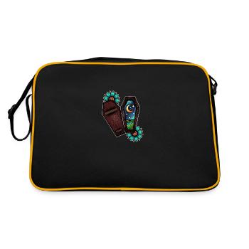 It's going to be all black - Retro Bag - black/gold - Back