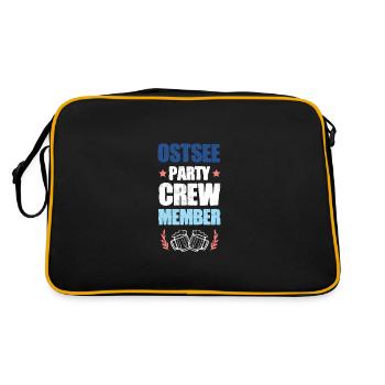 Ostsee Party Crew - Retro Bag - black/gold - Back