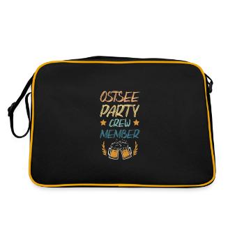 Ostsee Party Crew - Retro Bag - black/gold - Back