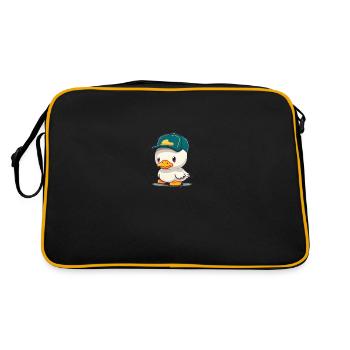 Canard mignon 1 - Sac Retro - noir/or - Dos