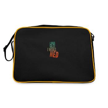 Chemise bavaroise dialecte viennois - Sac Retro - noir/or - Dos