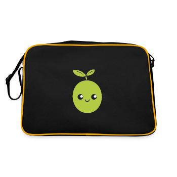 Olive - Retro Bag - black/gold - Back