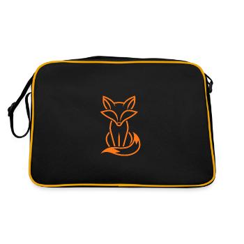 renard - Sac Retro - noir/or - Dos