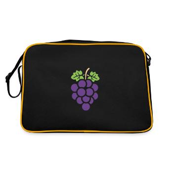 Raisin - Sac Retro - noir/or - Dos