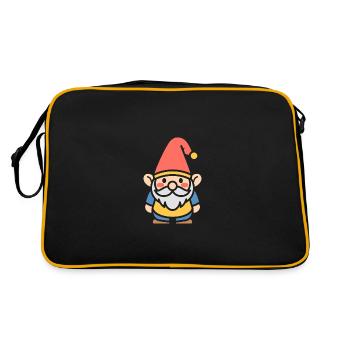 dwarf - Retro Bag - black/gold - Back