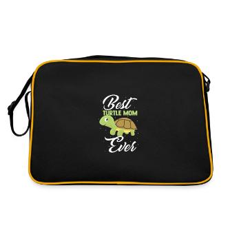 Turtle lovers - Retro Bag - black/gold - Back
