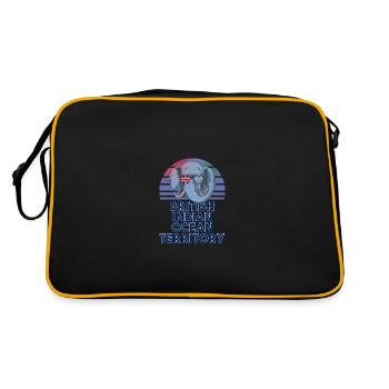 British Indian Ocean Territory - Retro Bag - black/gold - Back