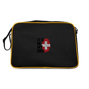 Suisse Swiss Flag Fanshirt Suisse Cadeau - Sac Retro - noir/or - Dos