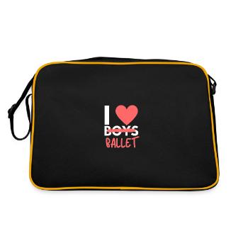 Danseuse de ballet Cadeau Ballerine Ballet Tenue - Sac Retro - noir/or - Dos