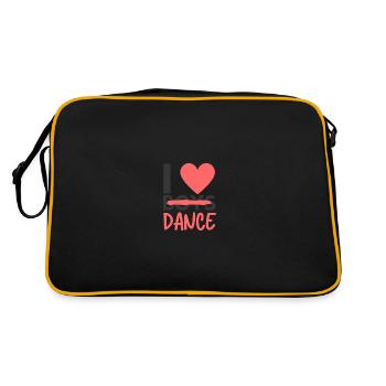 Dancer Gift Dance Tenue de danse - Sac Retro - noir/or - Dos