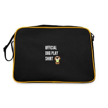 Chemise officielle de jeu de chien, balle de jeu de chien - Sac Retro - noir/or - Dos