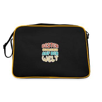 Geomatics engineer - Retro Bag - black/gold - Back