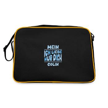 Colin - Sac Retro - noir/or - Dos