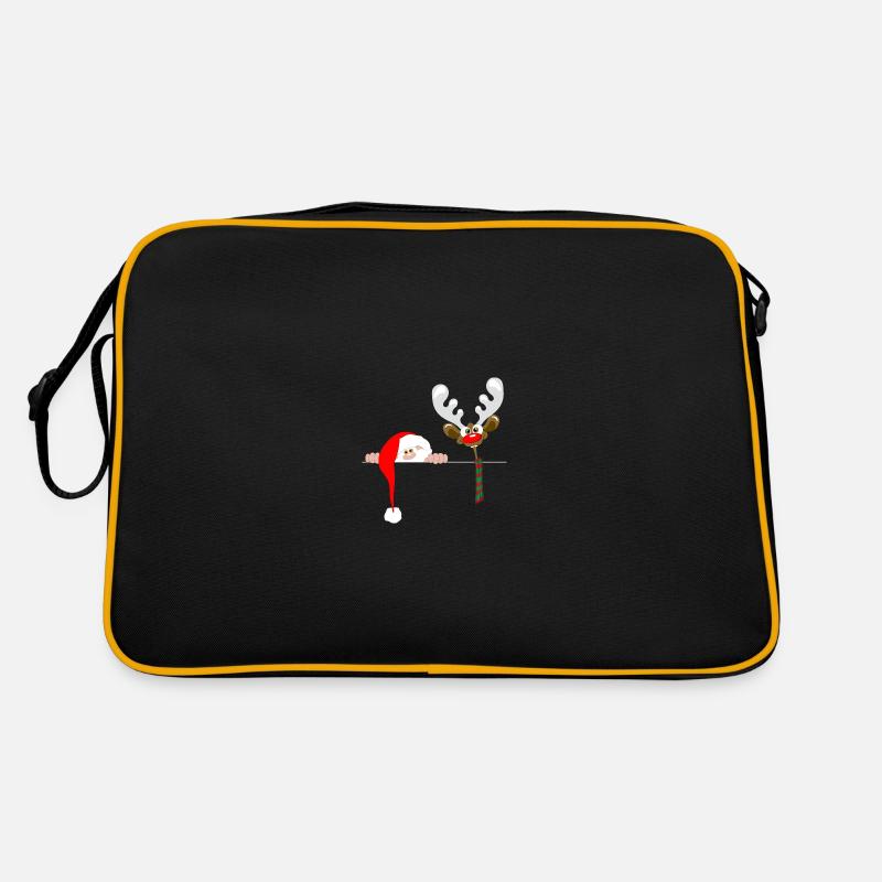 fou le père noël drôle Sac Retro