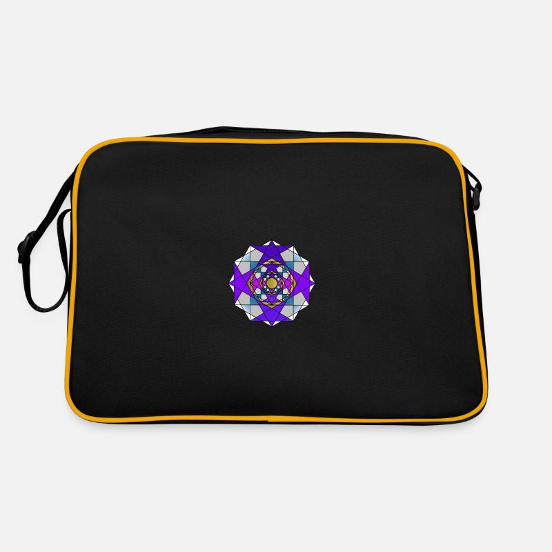 Hexagon - Hexagram - Pentagramm - Stern Retro Tasche