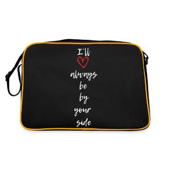 I'll always be by your side - Retro Bag - black/gold - Back