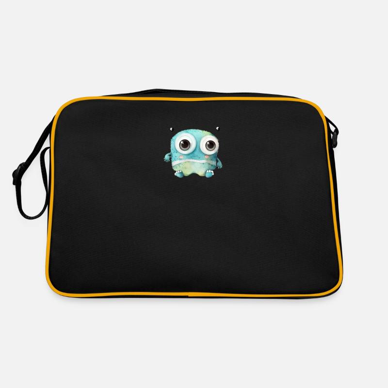 Dessin de monstre mignon Sac Retro