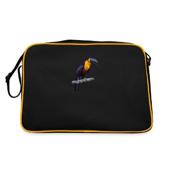 tucan - Retro Bag - black/gold - Back
