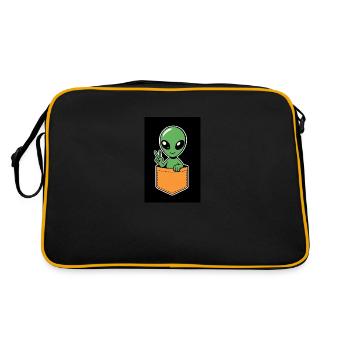 Étranger - Sac Retro - noir/or - Dos