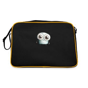 Mignon Monstre Aquarelle - Sac Retro - noir/or - Dos