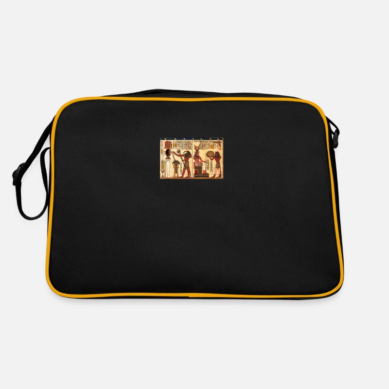 Ancient Egyptian Hiroglyphs Retro Bag
