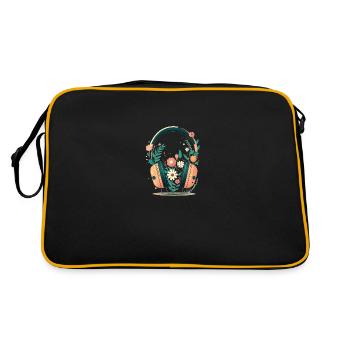 The new Flower Headset 1 - Retro Bag - black/gold - Back
