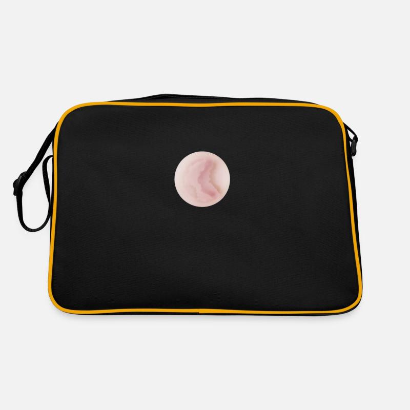 Aquarelle- 1 - Sac Retro - noir/or