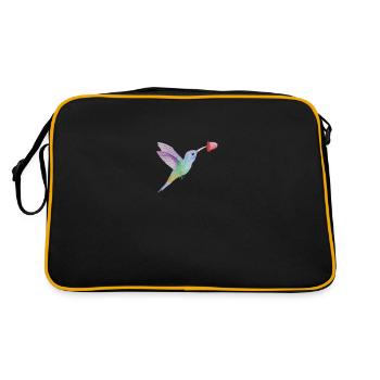 humming-bird - Retro Bag - black/gold - Back